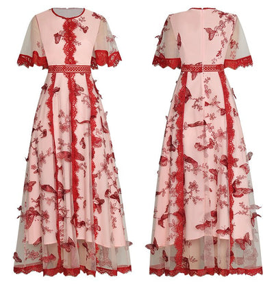 40-Luvun Vintage Kukkainen Mekko