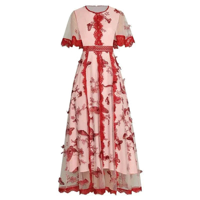 40-Luvun Vintage Kukkainen Mekko