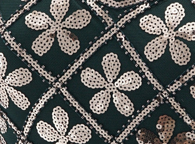 20-Luvun Charleston-Mekko - Vihreä Ja Kulta