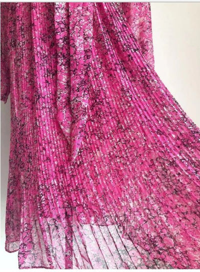 Vintage Vaaleanpunainen Kukkaseremoniamekko