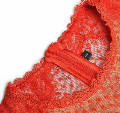 Vintage Punainen Iltapuku