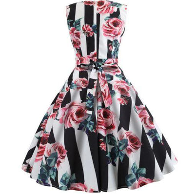 Vintage Roses Levenevä Mekko