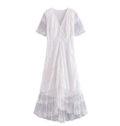 Vintage 70-Luvun Pitkä Mekko