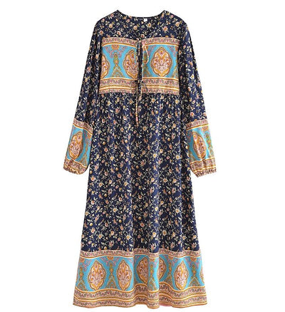 Vintage 70-Luvun Pitkä Mekko