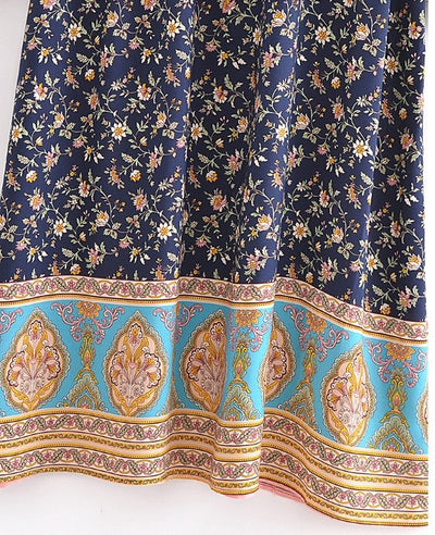 Vintage 70-Luvun Pitkä Mekko