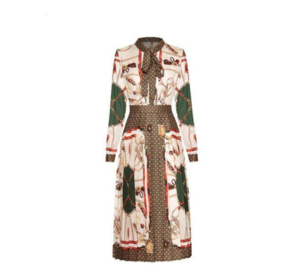 Vintage Vaaleanpunainen Midi-Mekko