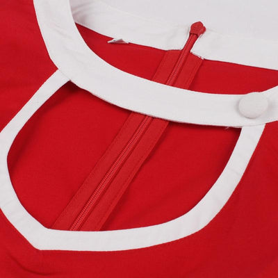 60-Luvun Punainen Mekko