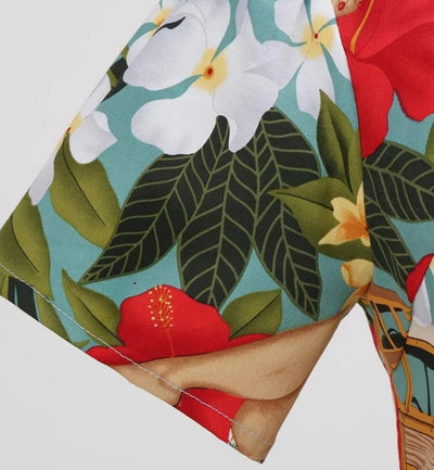 50-Luvun Vintage Patchwork -Tyylinen Mekko