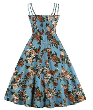 Tyylikäs Plus-Koon Vintage-Tyylinen Mekko