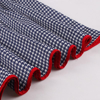 Sininen Vintage Esiliinamekko