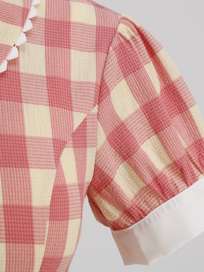 60-Luvun Gingham-Mekko