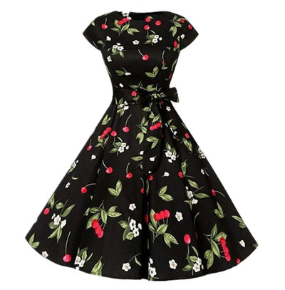 Vintage 1950 Mekko Black Cherries