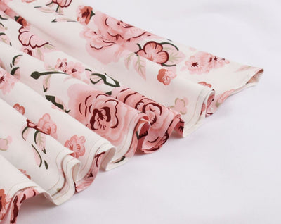 Vintage 50s Plus Size Vaaleanpunainen Mekko