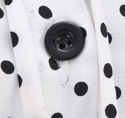 Vintage 60-Luvun Mustavalkoinen Mekko