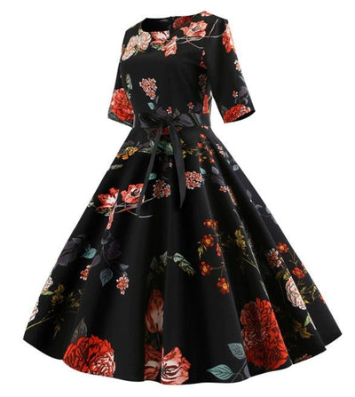 Vintage 50-Luvun Kukkamekko