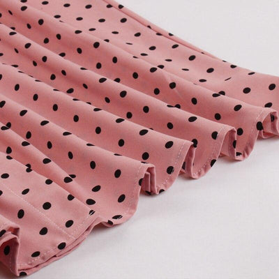 Vintage 50-Luvun Pitkähihainen Mekko