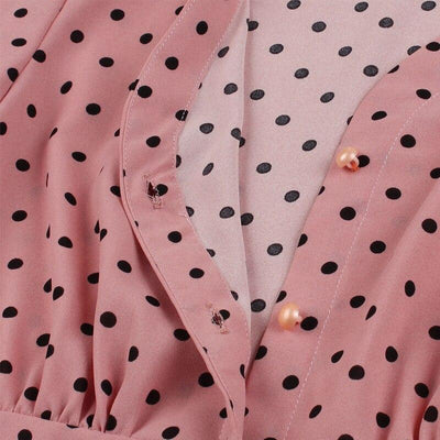 Vintage 50-Luvun Pitkähihainen Mekko