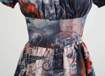 60-Luvun Leikkaus Mekko