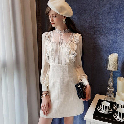 Vintage 30-Luvun Beige Mekko