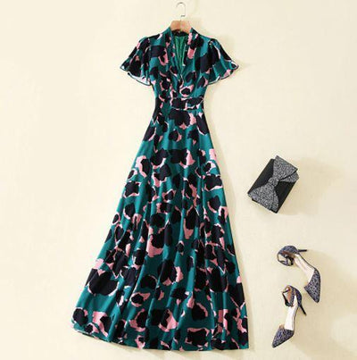 Vintage 40-Luvun Puuvillamekko