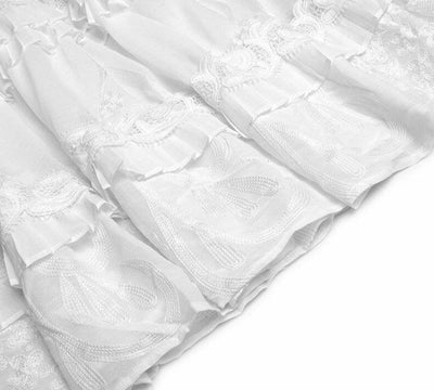 Vintage 40-Luvun Valkoinen Lyhtymekko