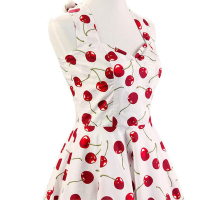 Vintage 50-Luvun Kirsikkamekko