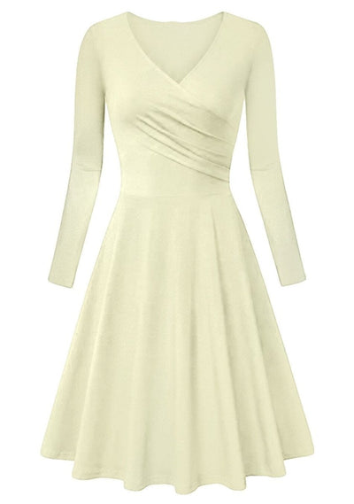 Vintage 60s Plus Size Beige Mekko