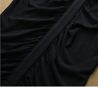 Vintage Syksyn Talvinen Musta Mekko