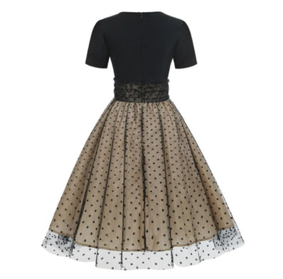 Preppy Vintage -Mekko, Musta