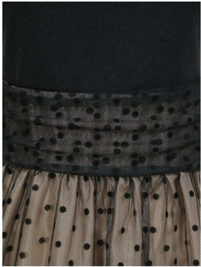 Preppy Vintage -Mekko, Musta