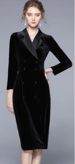 Laadukas Musta Vintage Mekko