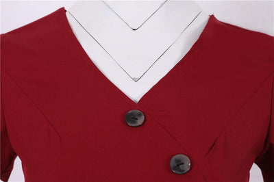 Vintage-Mekon Napit Viininpunainen