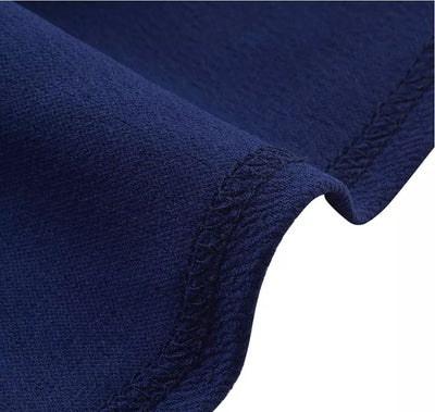 Vintage Pencil Tyylikäs Laivastonsininen Mekko