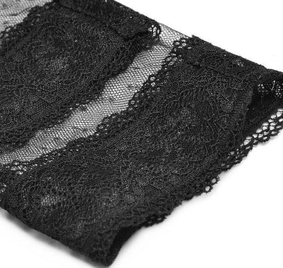 Vintage Pitsinen Pitkähihainen Mekko