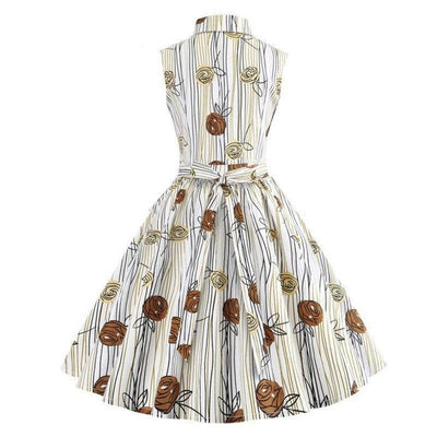 Vintage Hihaton Piirustusmekko