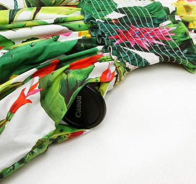 Naisten Vintage Puuvillamekko