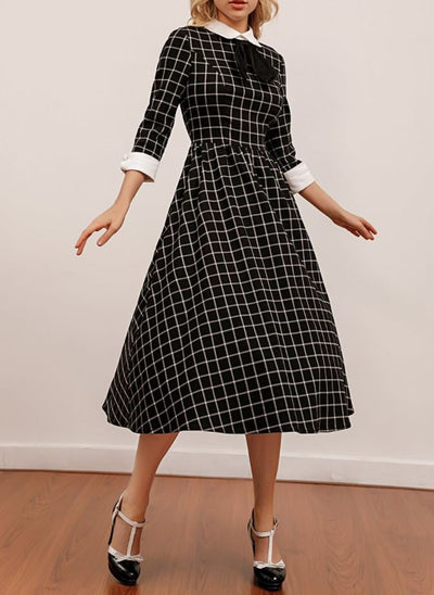 Syksyn Muodollinen Vintage-Mekko