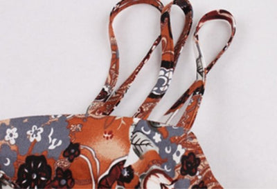 Vintage Plus Size -Mekko, Valkoinen Kahvi