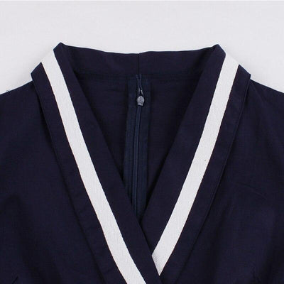 Plus-Koon 50-Luvun Sininen Mekko