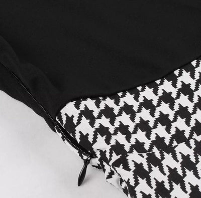 Vintage Harmaa Ruutumekko