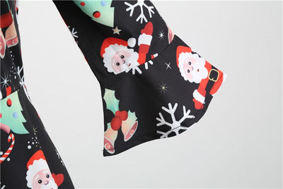 Vintage Musta Talvi Joulumekko