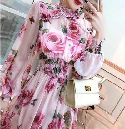 Vintage Vaaleanpunainen Häämekko