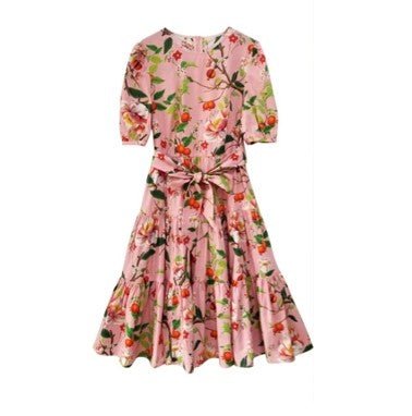 Vintage Vaaleanpunainen Syksyinen Häämekko