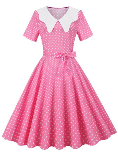 Vintage Vaaleanpunainen Häämekko