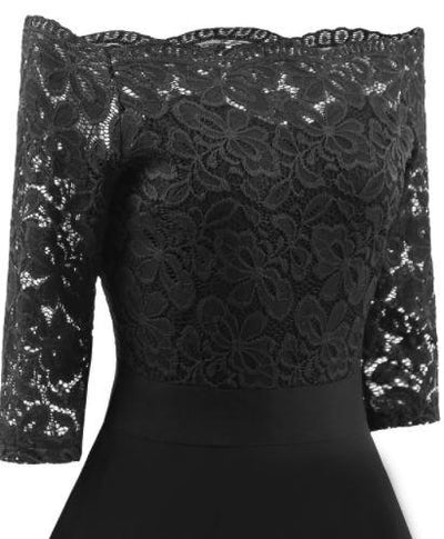 Vintage Musta Venemekko