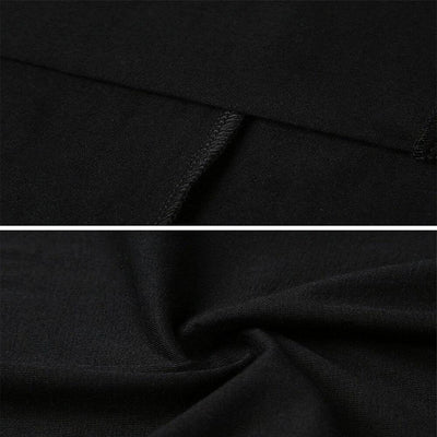 Vintage Musta Mekko Valkoinen Kaulus