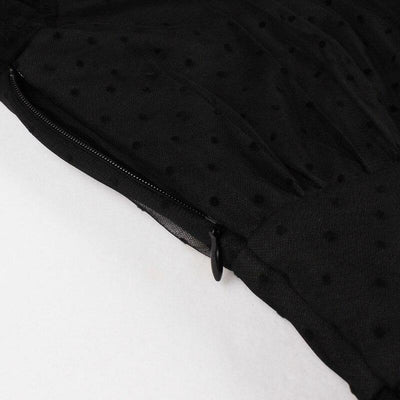 Vintage Black Dots -Mekko