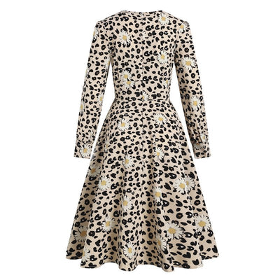 Vintage Pin Up Leopard -Mekko