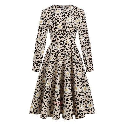 Vintage Pin Up Leopard -Mekko
