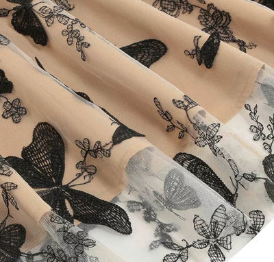 Vintage Pin Up -Perhosmekko